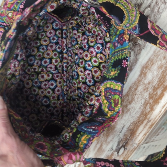 Vera Bradley Retired Symphony In Hue Reversible Hobo/Shoulder Bag - Picture 10 of 11